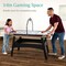 Best Choice Products 54in Air Hockey Game Table w/ LED Lights, Scoreboard, Powerful Motor